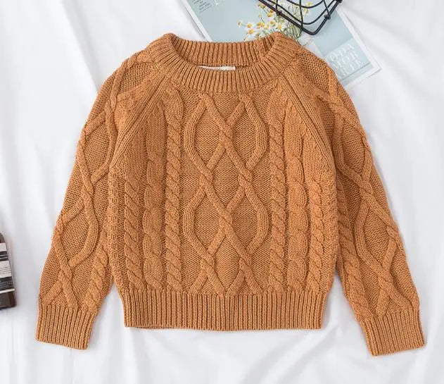 Girls Sweaters Knit Ripped Toddler