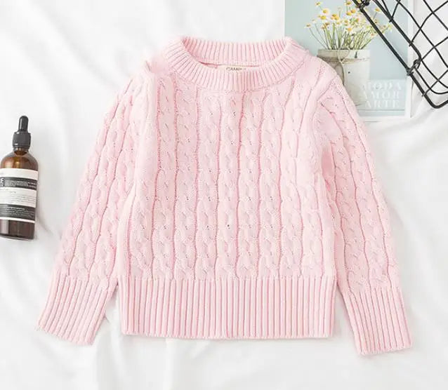 Girls Sweaters Knit Ripped Toddler