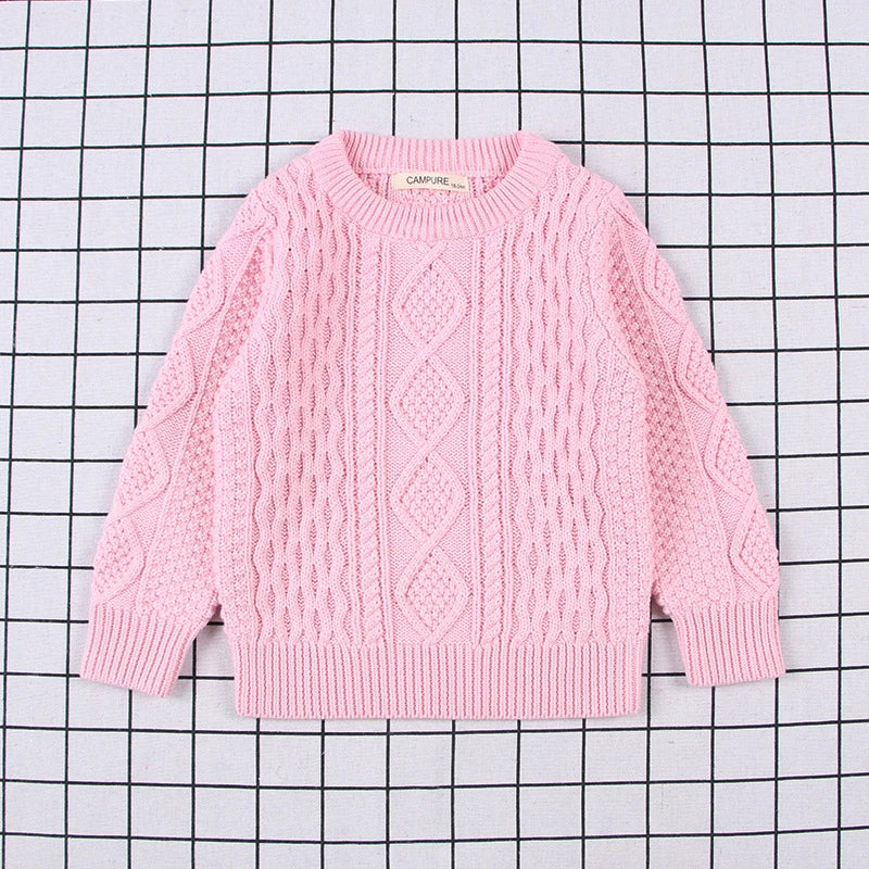 Girls Sweaters Knit Ripped Toddler