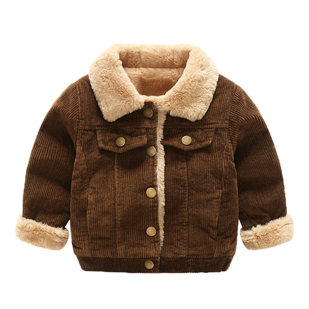 Plush Baby Boys/Girls Coat