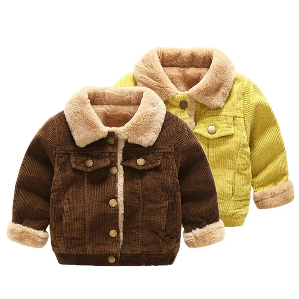 Plush Baby Boys/Girls Coat