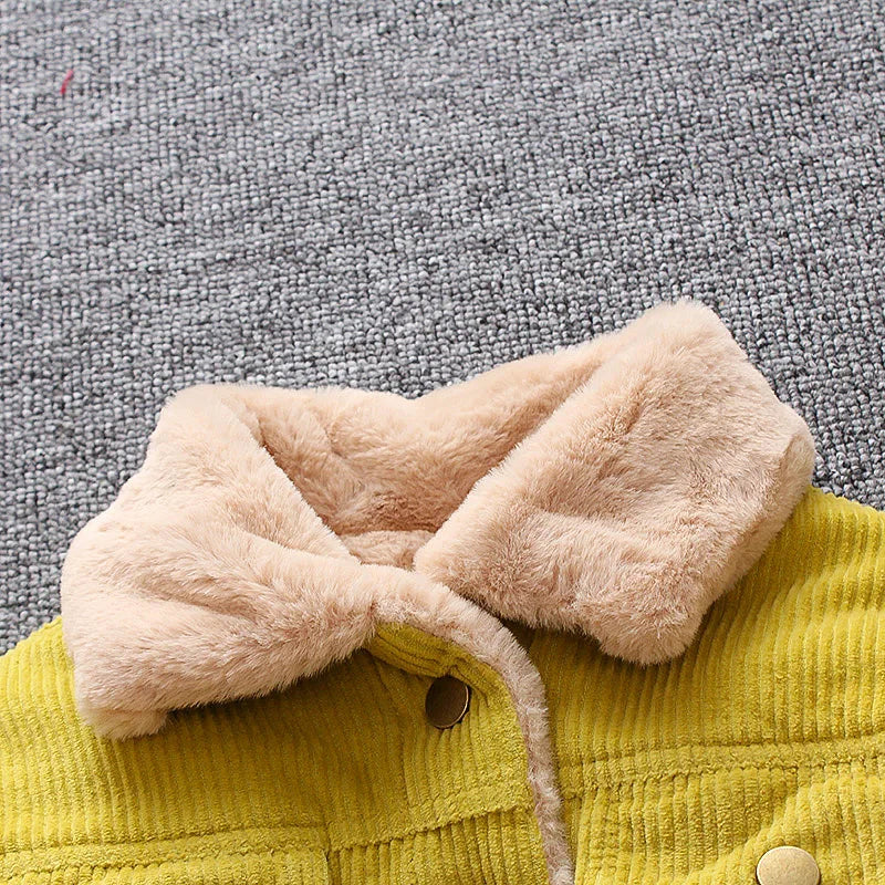 Plush Baby Boys/Girls Coat