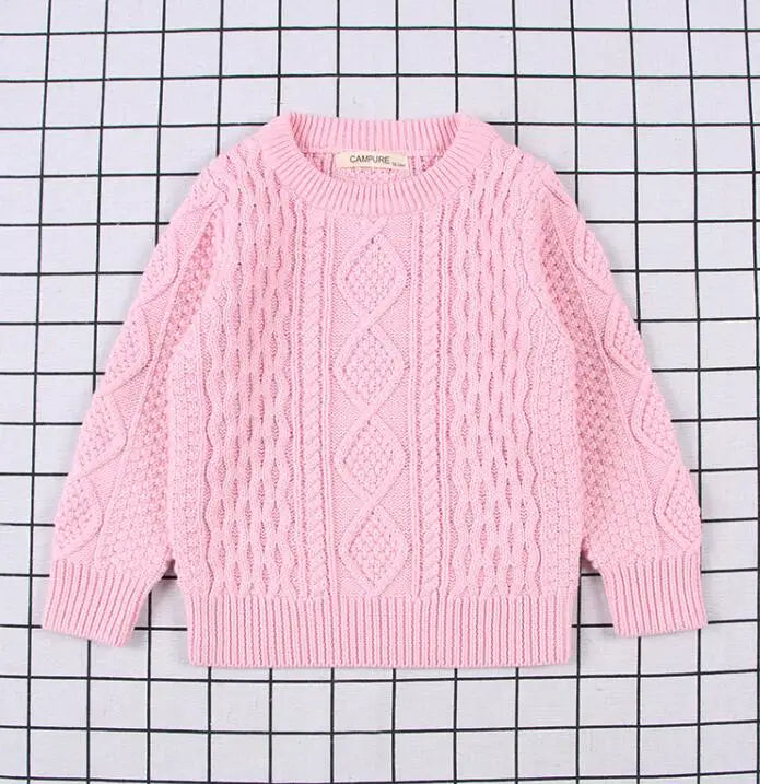 Girls Sweaters Knit Ripped Toddler